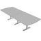 Skutchi Designs 45 in W, 120 in L, 29 in H, Engineered Wood Top, Grey HAR-AREC-46X119-T-XD01 - alternate 1